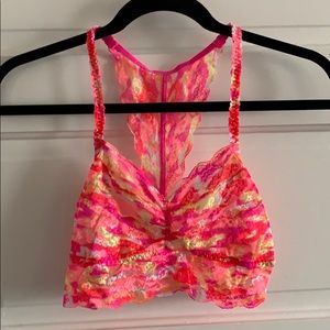 Victoria's Secret PINK lace bralette, size M